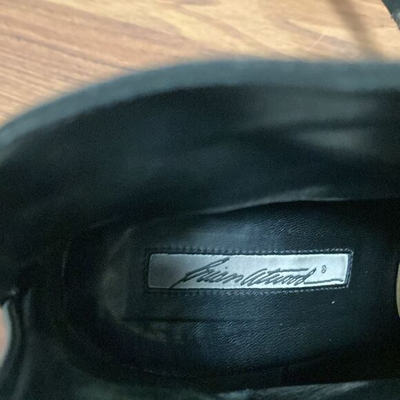 Brian Atwood Booties with Stiletto Heel & Back Zipper in Black Suede. Size 38.5. - Picture 8 of 8